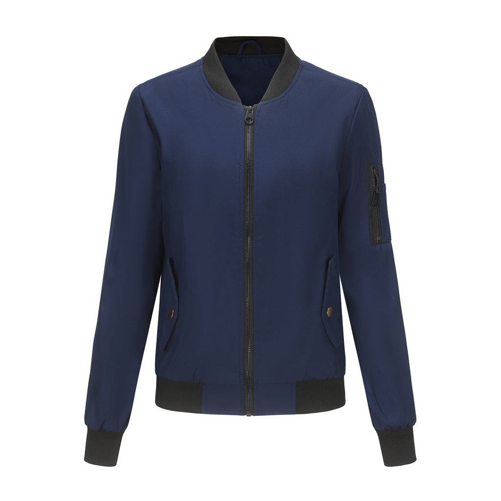 Stylische Damen Bomberjacke mit Praktischen Taschen und Lässiger Schnitt - 2 - Annoboutique