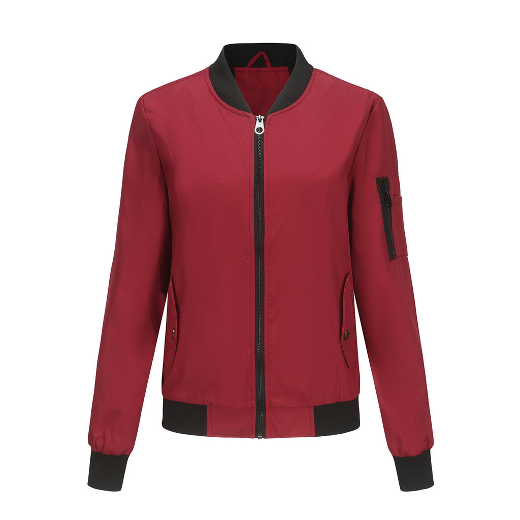 Stylische Damen Bomberjacke mit Praktischen Taschen und Lässiger Schnitt - 4 - Annoboutique