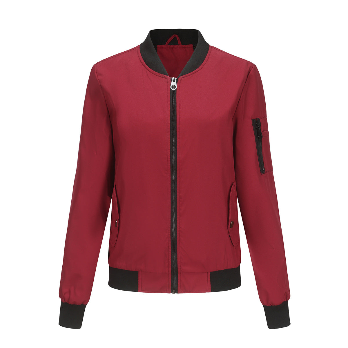 Stylische Damen Bomberjacke mit Praktischen Taschen und Lässiger Schnitt - 4 - Annoboutique