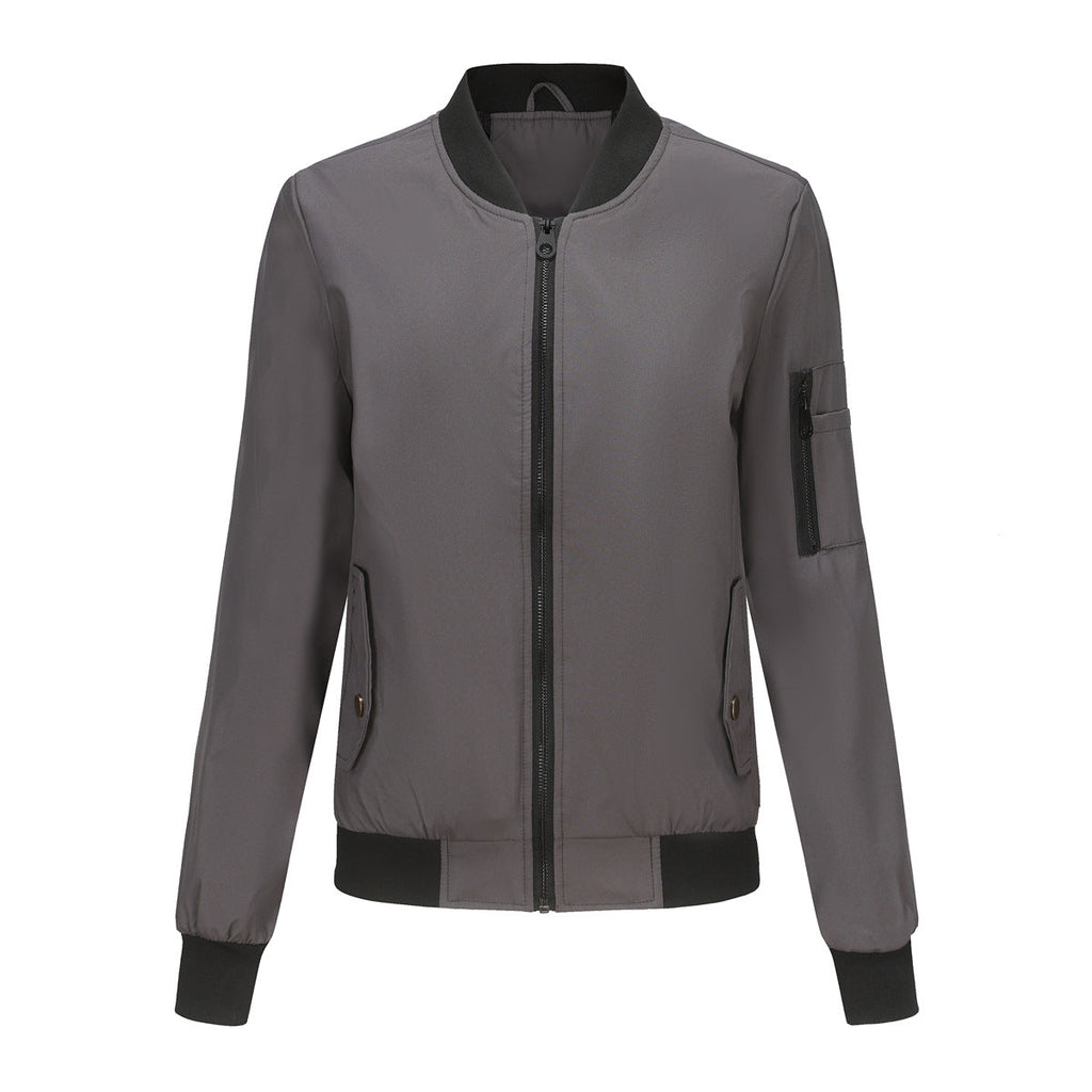 Stylische Damen Bomberjacke mit Praktischen Taschen und Lässiger Schnitt - 5 - Annoboutique