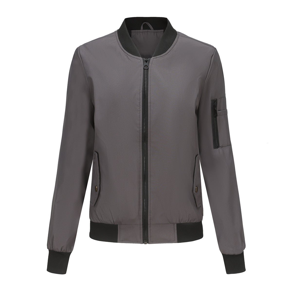 Stylische Damen Bomberjacke mit Praktischen Taschen und Lässiger Schnitt - 5 - Annoboutique