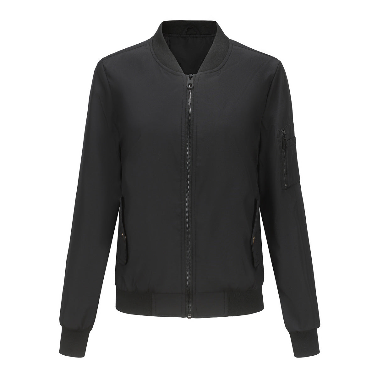 Stylische Damen Bomberjacke mit Praktischen Taschen und Lässiger Schnitt - 9 - Annoboutique