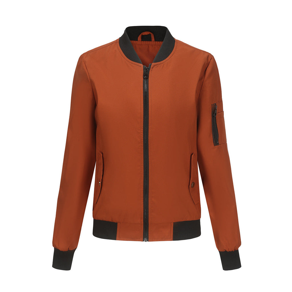 Stylische Damen Bomberjacke mit Praktischen Taschen und Lässiger Schnitt - 10 - Annoboutique