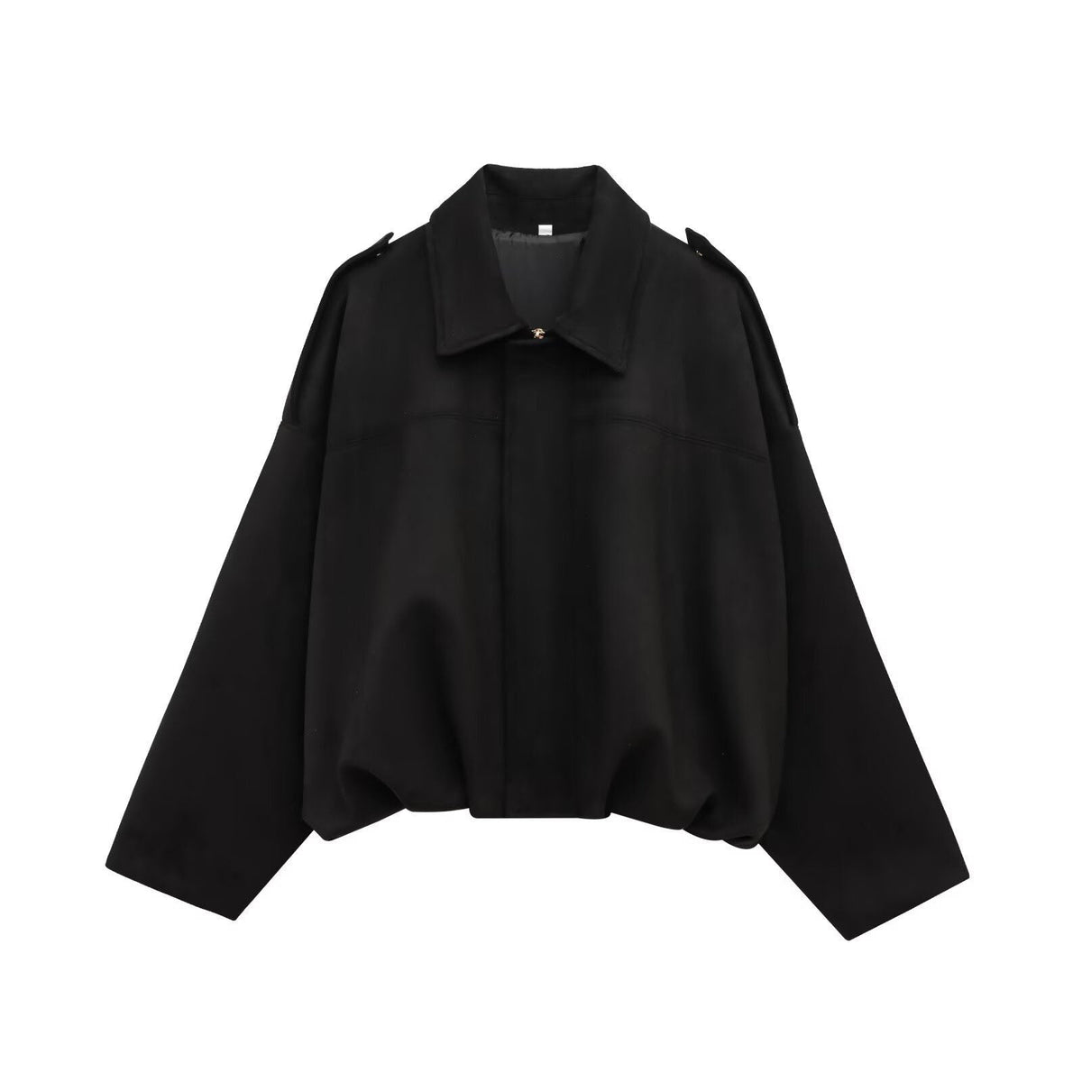 Modische Damen Bomberjacke mit Fledermausärmeln und aktuellem Design - 3 - Annoboutique
