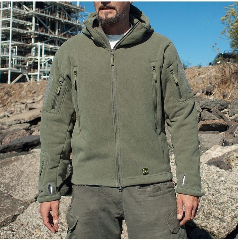 Taktische Herrenjacke mit Kapuze und praktischen Taschen für Abenteuer - 4 - Annoboutique