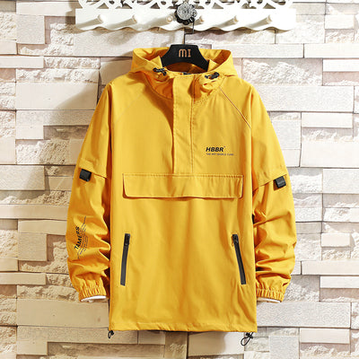 Lässige Herrenjacke mit praktischer Fronttasche - 1 - Annoboutique