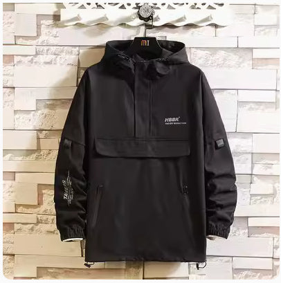 Lässige Herrenjacke mit praktischer Fronttasche - 3 - Annoboutique