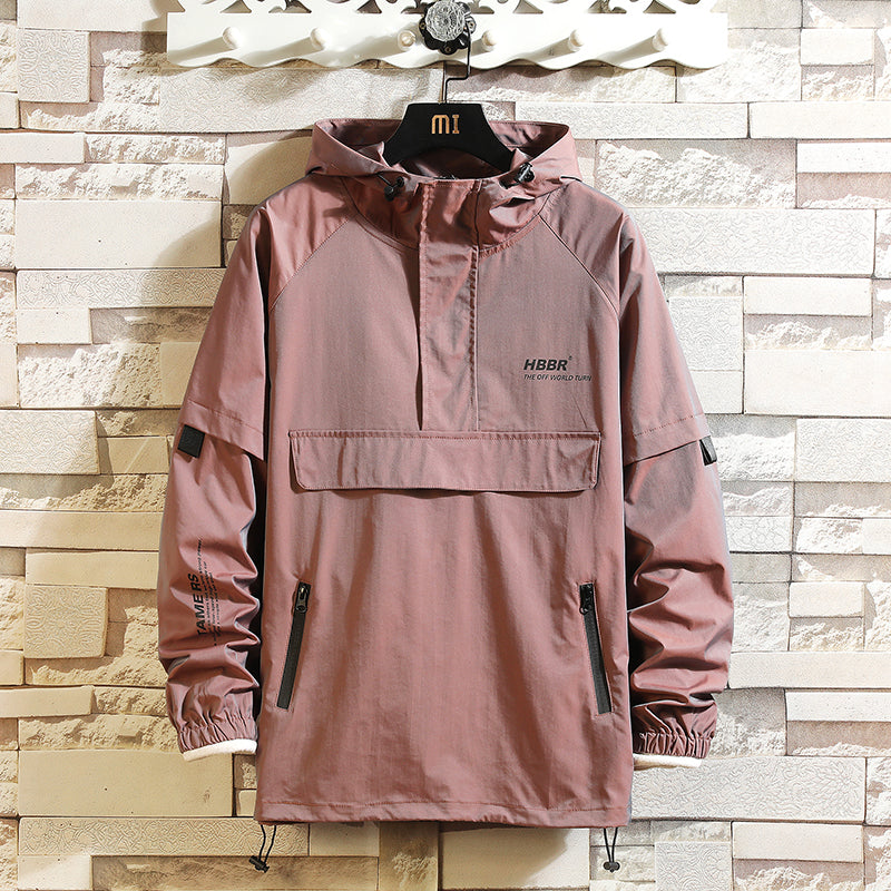 Lässige Herrenjacke mit praktischer Fronttasche - 4 - Annoboutique