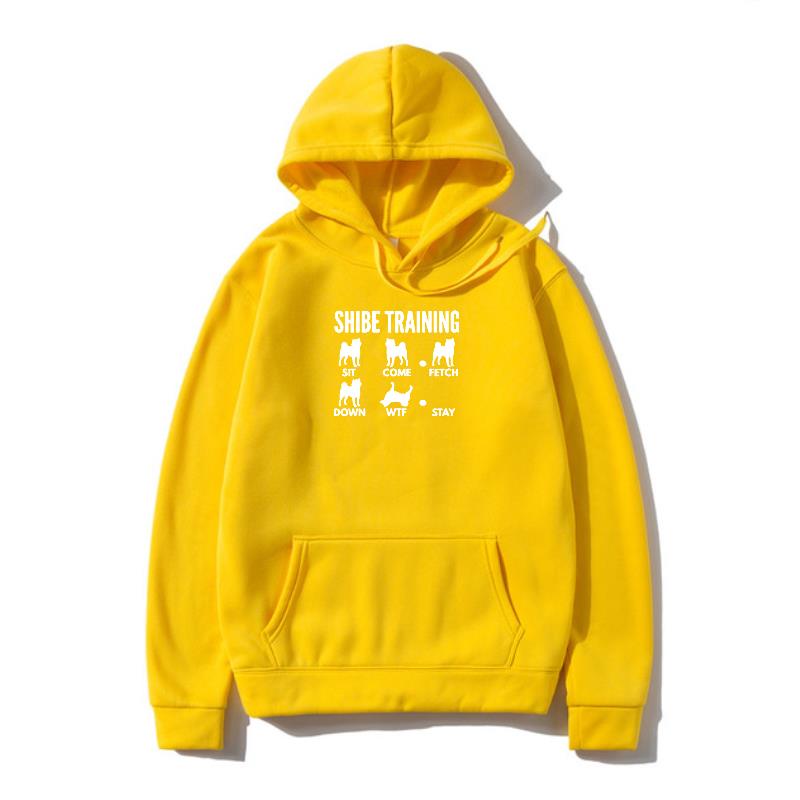 Lässig geschnittener Hoodie für Herren mit Hundetraining-Grafik - 2 - Annoboutique