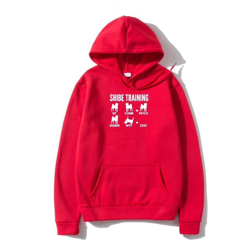 Lässig geschnittener Hoodie für Herren mit Hundetraining-Grafik - 7 - Annoboutique
