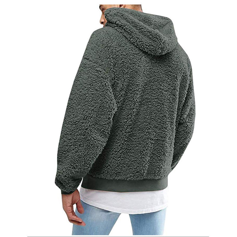 Bequemer Herren Hoodie mit verstellbarem Kordelzug - 5 - Annoboutique
