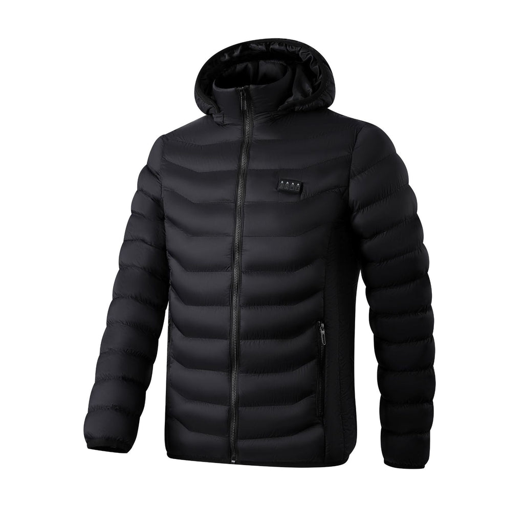 Wärmejacke für Herren mit Abnehmbarer Kapuze und Leichtgewicht Design - 1 - Annoboutique