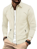 Elian – Herrenjacke mit Reißverschluss und Hemdkragen