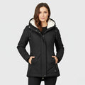 Emma – Warme Softshell-Winterjacke mit Fleecekapuze für Damen