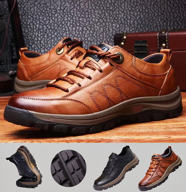 Milan – Strukturierter Leder Sneaker Herren