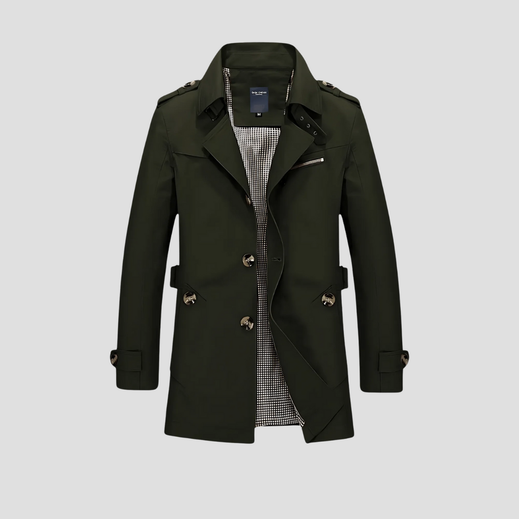 Hugo – Moderner Herren-Trenchcoat im klassischen City-Look