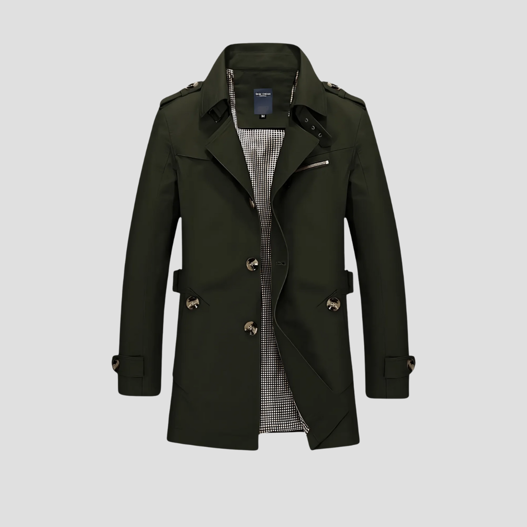Hugo – Moderner Herren-Trenchcoat im klassischen City-Look