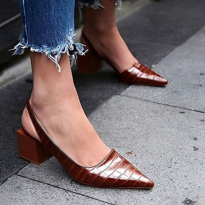 Clara – Elegante Slingback-Pumps mit Absatz für Damen