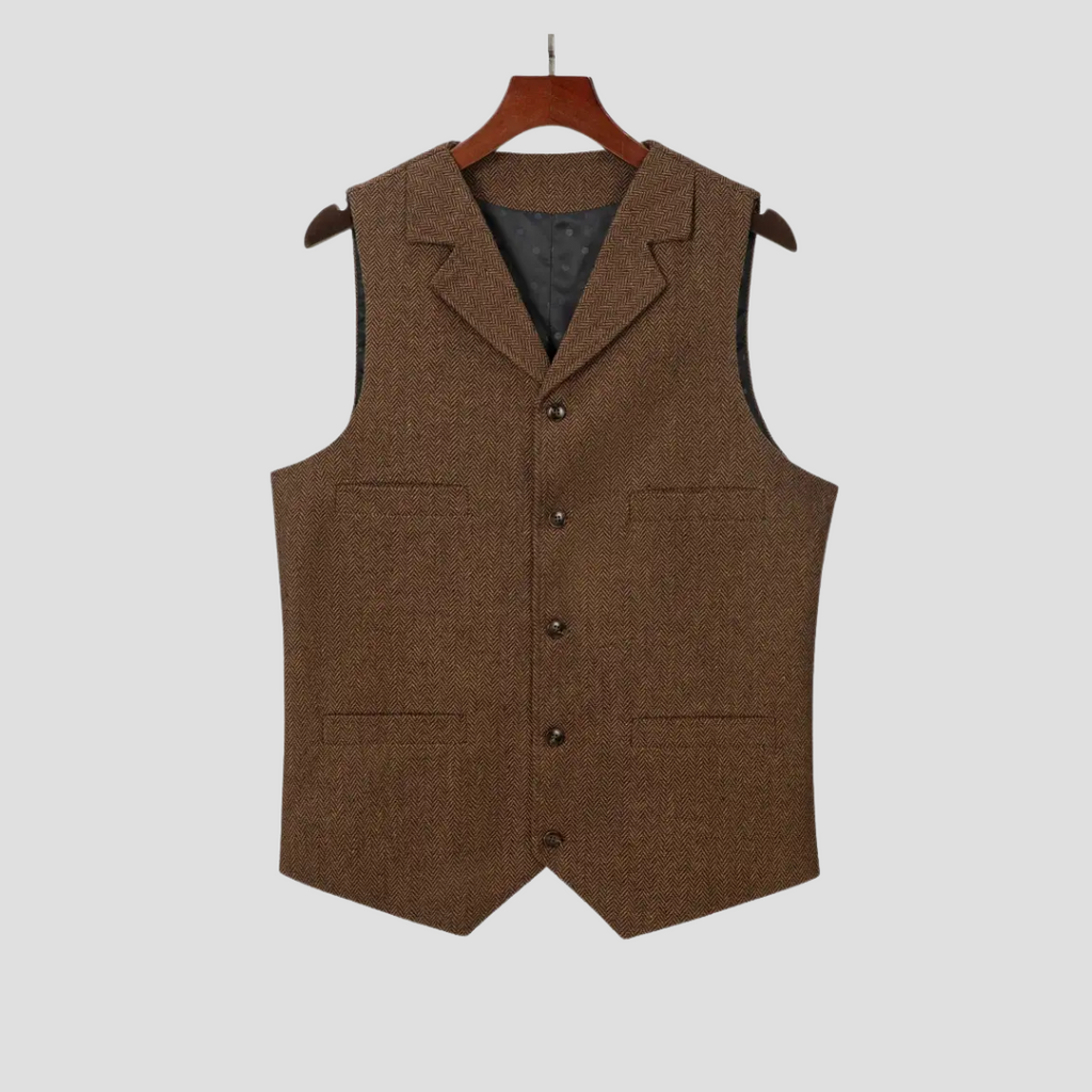 Javier – Klassische Herren-Wollweste im Tailored-Look