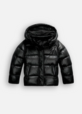 Lena – Glänzende Oversize-Pufferjacke mit großer Kapuze für Damen