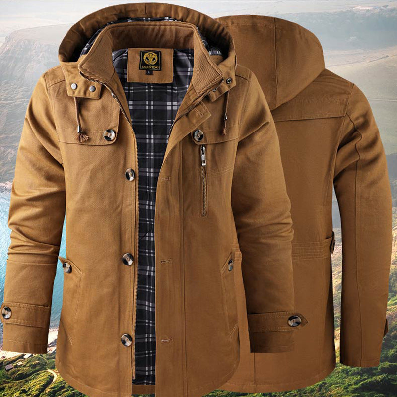 Diego – Funktionale Herren Winterjacke mit Kapuze