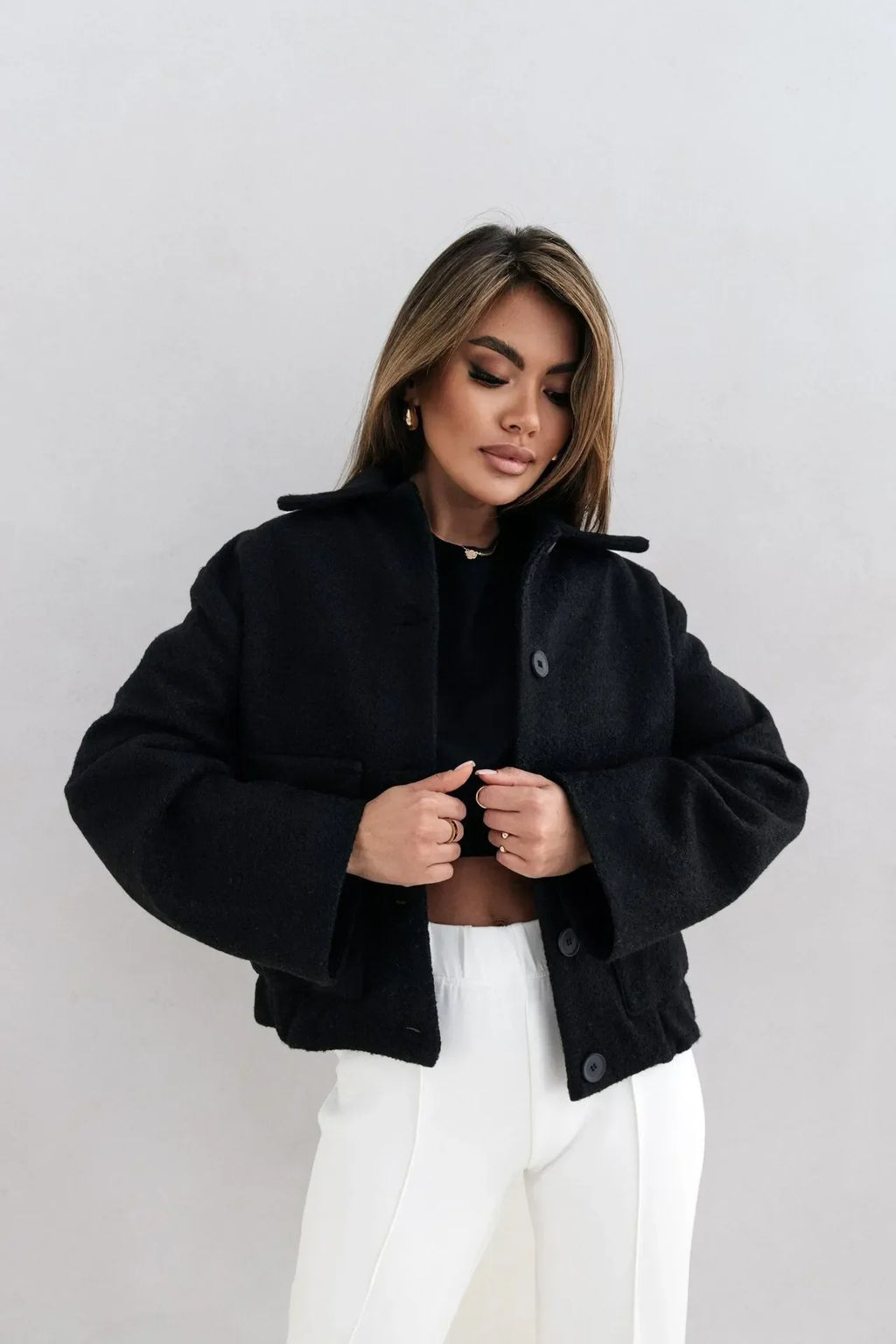 Natalia – Elegante Kurzjacke im modernen Winter-Chic für Damen