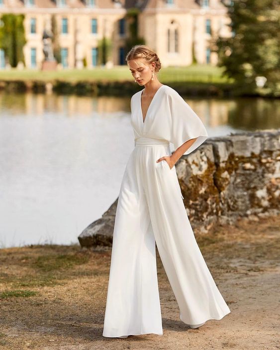 Ava – Eleganter Weitbein-Jumpsuit für Damen