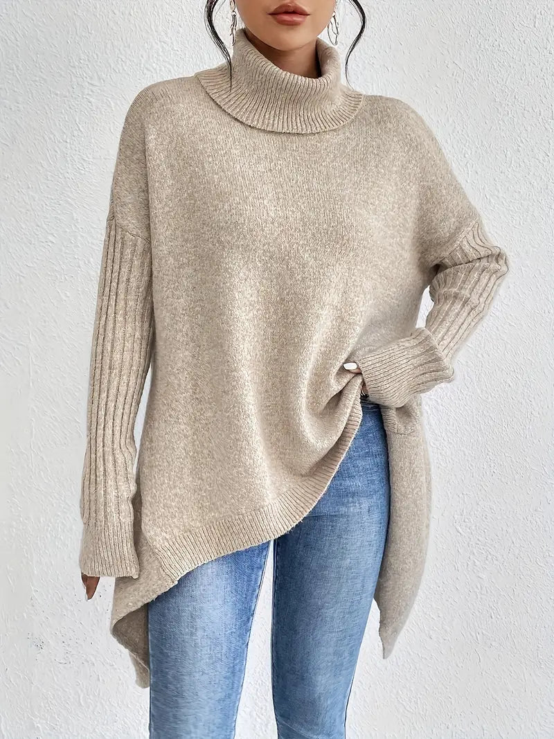 Sienna – Oversize-Rollkragenpullover für Damen