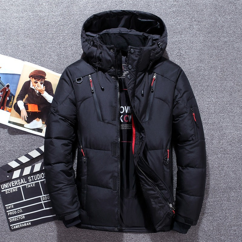 Liam – Gefütterte Herren Winterjacke mit Kapuze