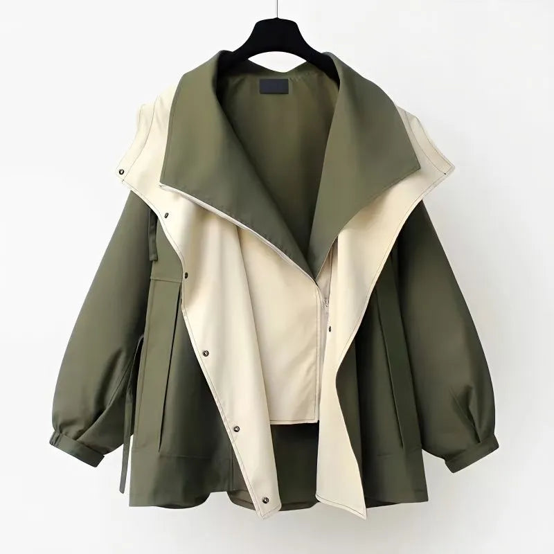 Eliza – Damen-Übergangsjacke mit Modernem Layer-Look