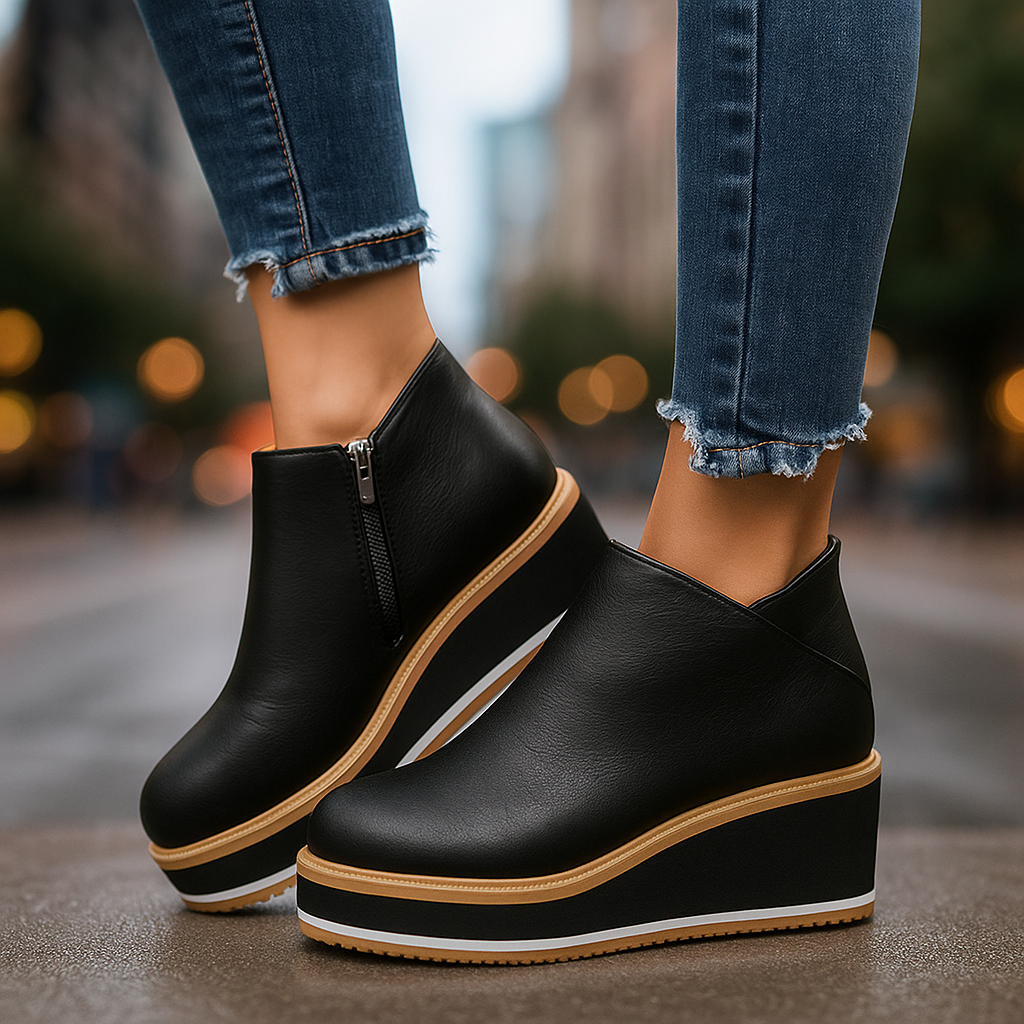 Alicja – Moderne Plateau-Clogs Damen