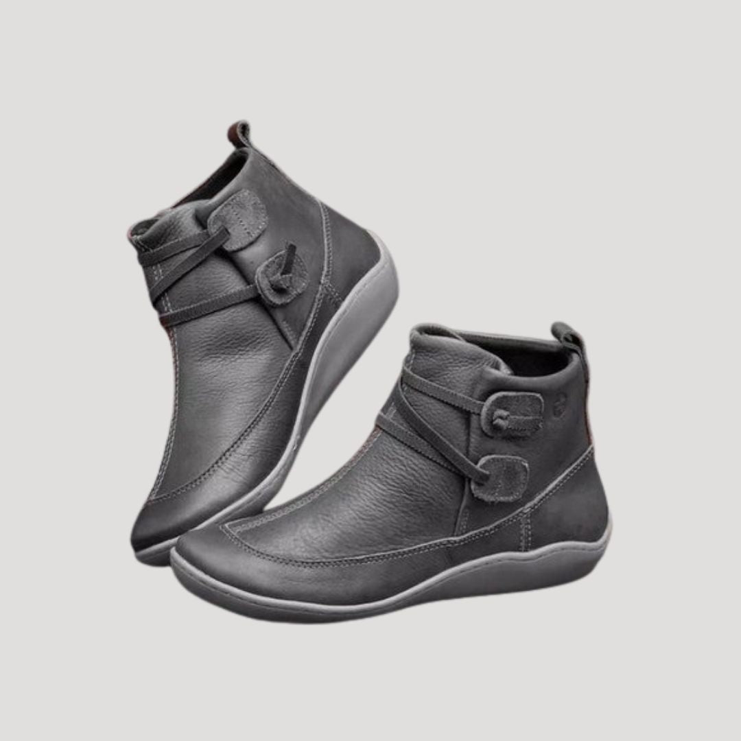 Evelyn – Bequeme Strukturierte Damen Ankle Boots