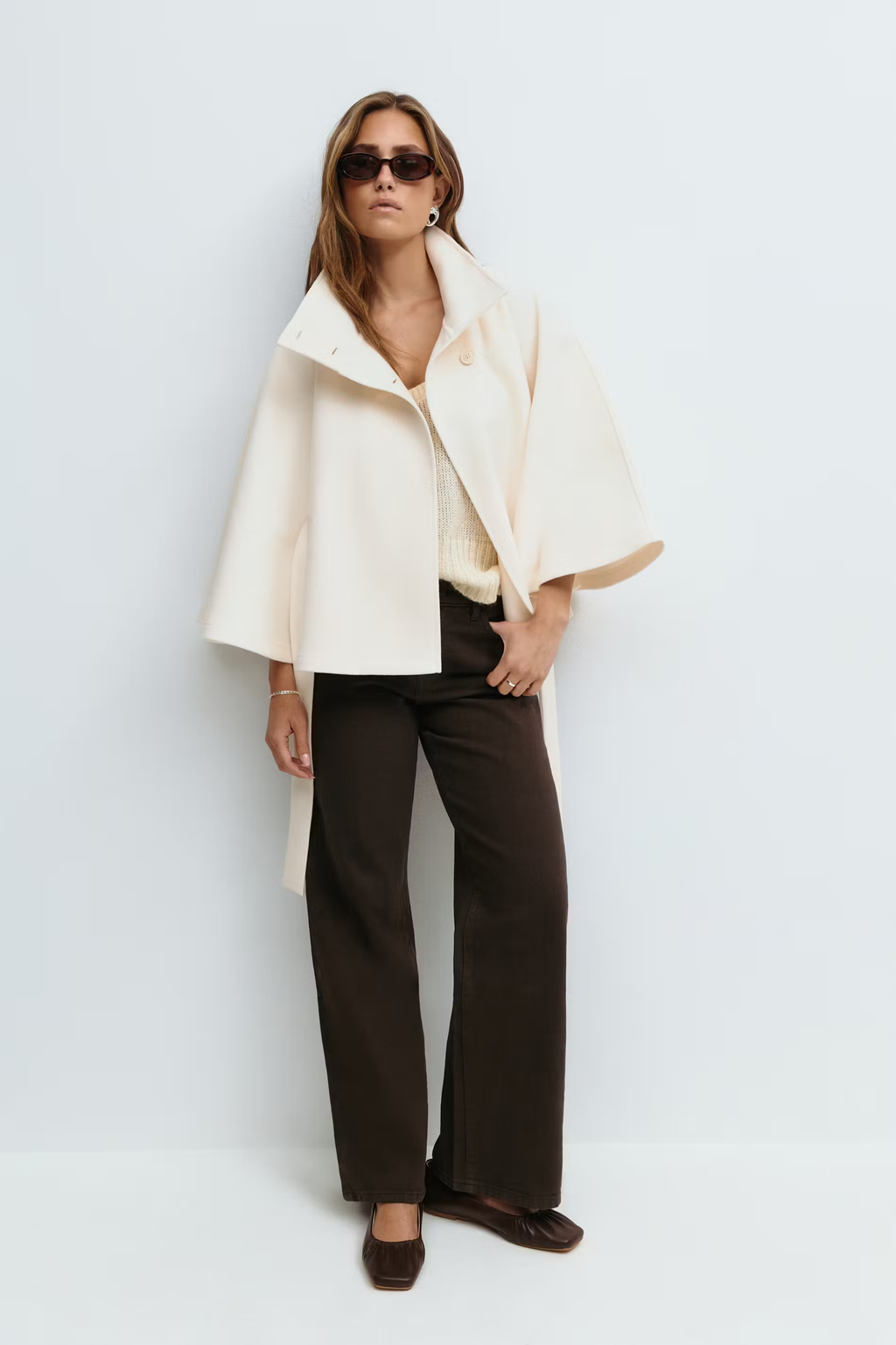 Isla - Damen Jacke mit Gürtel und weitem Schnitt