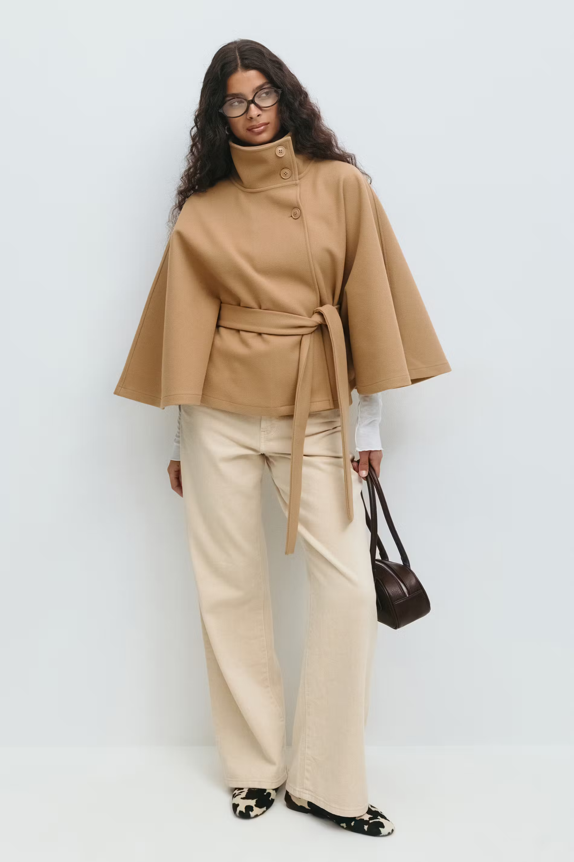 Isla - Damen Jacke mit Gürtel und weitem Schnitt