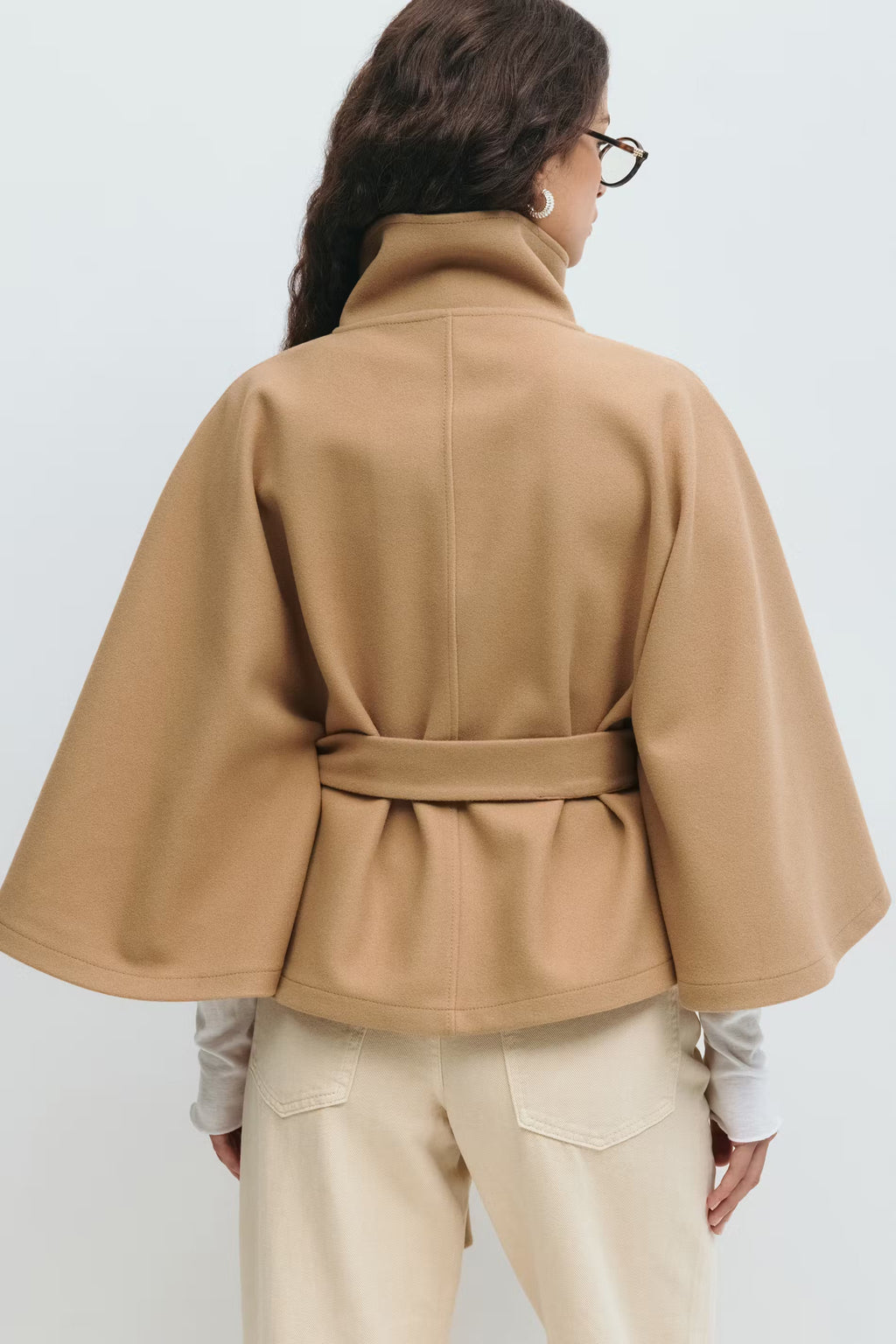 Isla - Damen Jacke mit Gürtel und weitem Schnitt