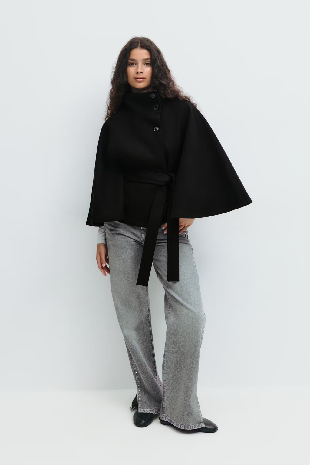 Isla - Damen Jacke mit Gürtel und weitem Schnitt