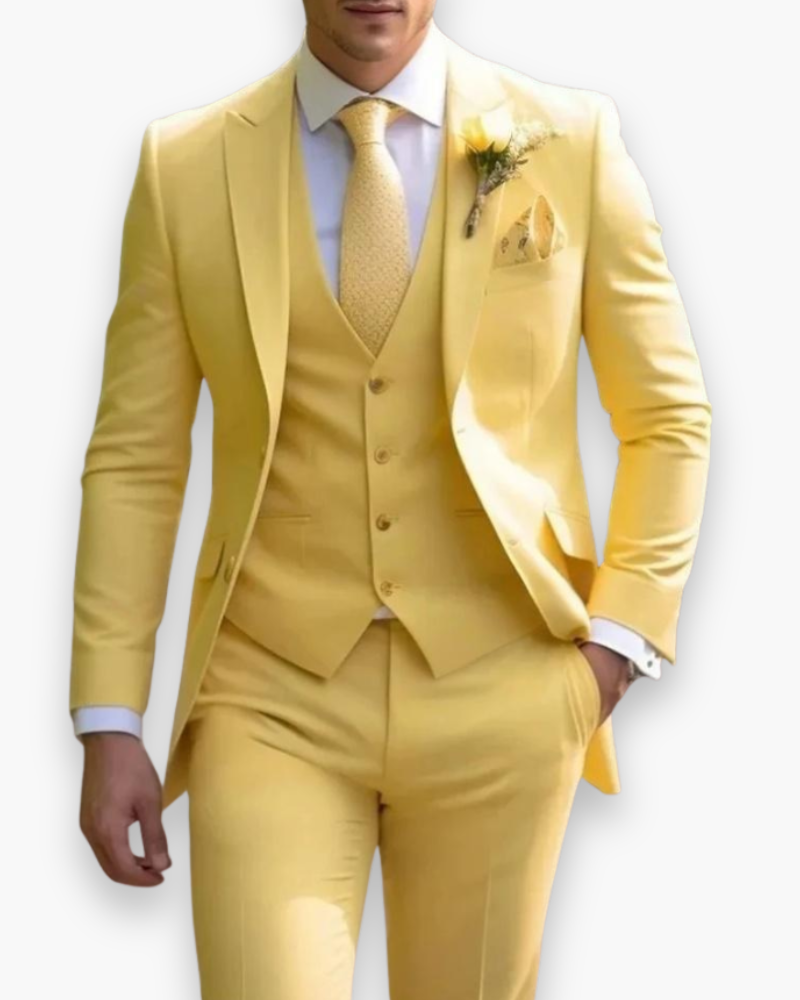 Felix – Herren Dreiteiliger Anzug mit Weste