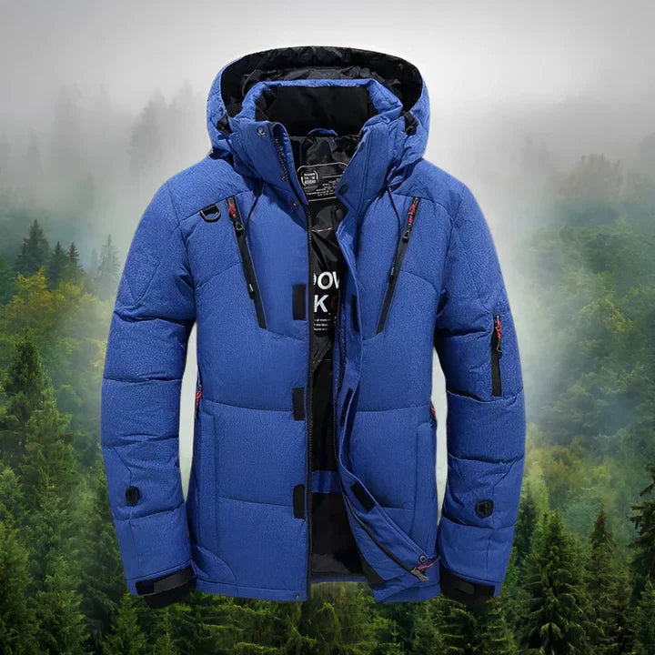 Markus – Herren Winterjacke mit Kapuze wasserabweisend