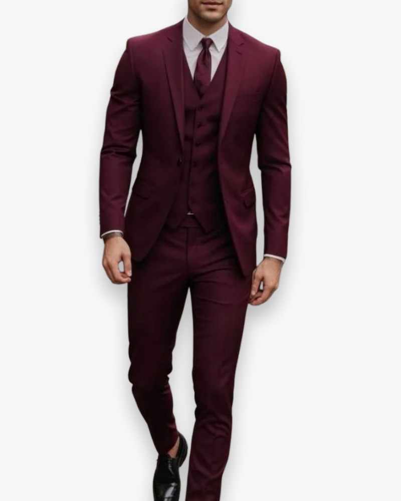 Felix – Herren Dreiteiliger Anzug mit Weste