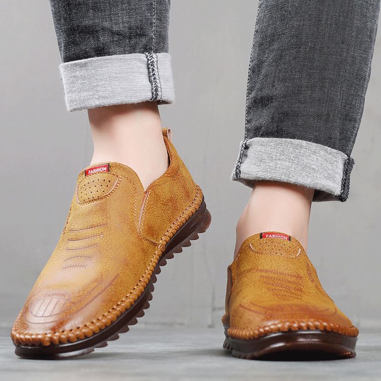 Leon – Komfortabler Herren Slip-on Freizeitschuh mit flexibler Sohle