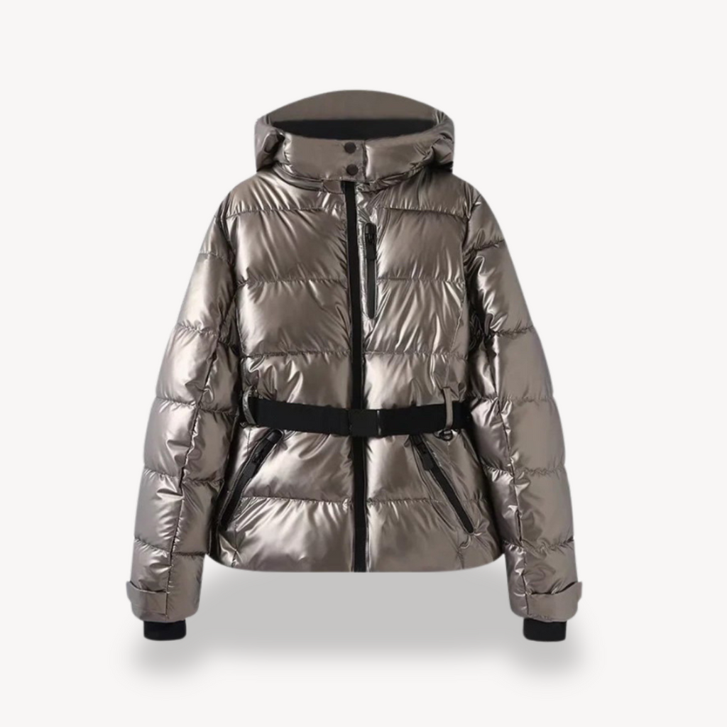 Sophie – Taillierte Steppjacke mit Gürtel für Damen