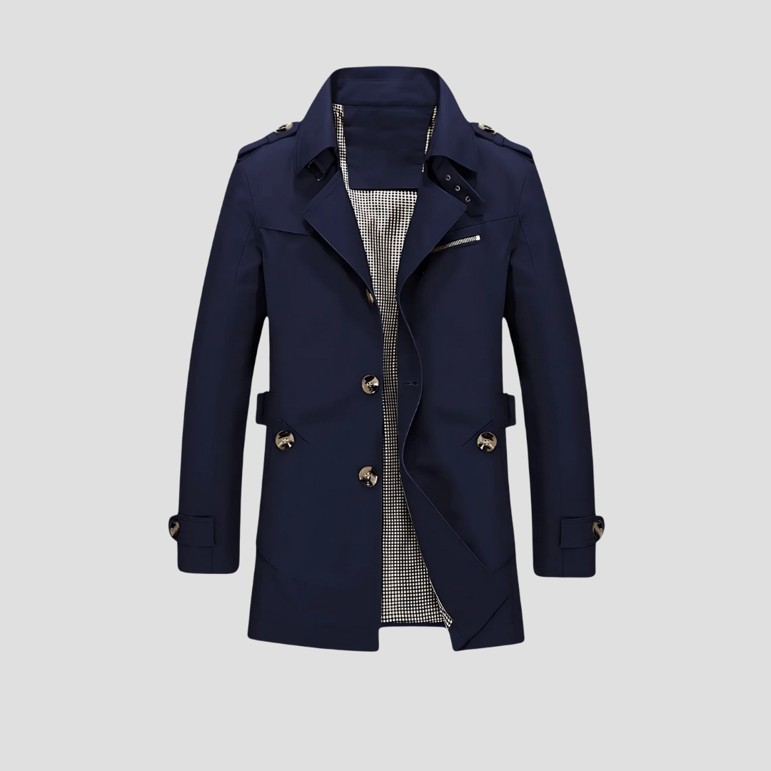 Hugo – Moderner Herren-Trenchcoat im klassischen City-Look