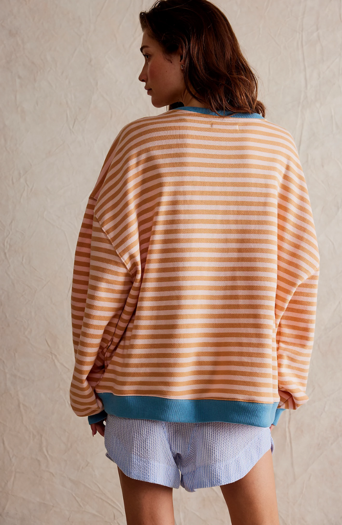 Clara – Gestreiftes Oversize-Sweatshirt für Damen