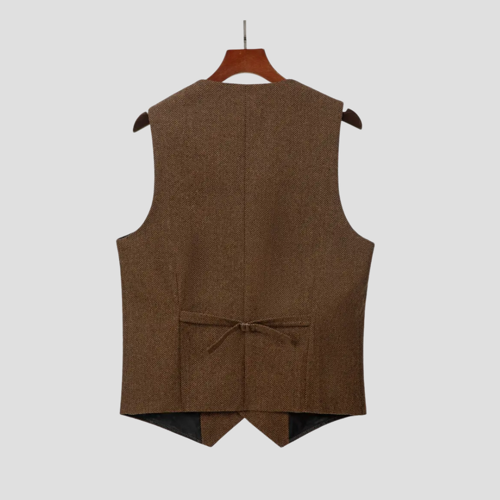 Javier – Klassische Herren-Wollweste im Tailored-Look
