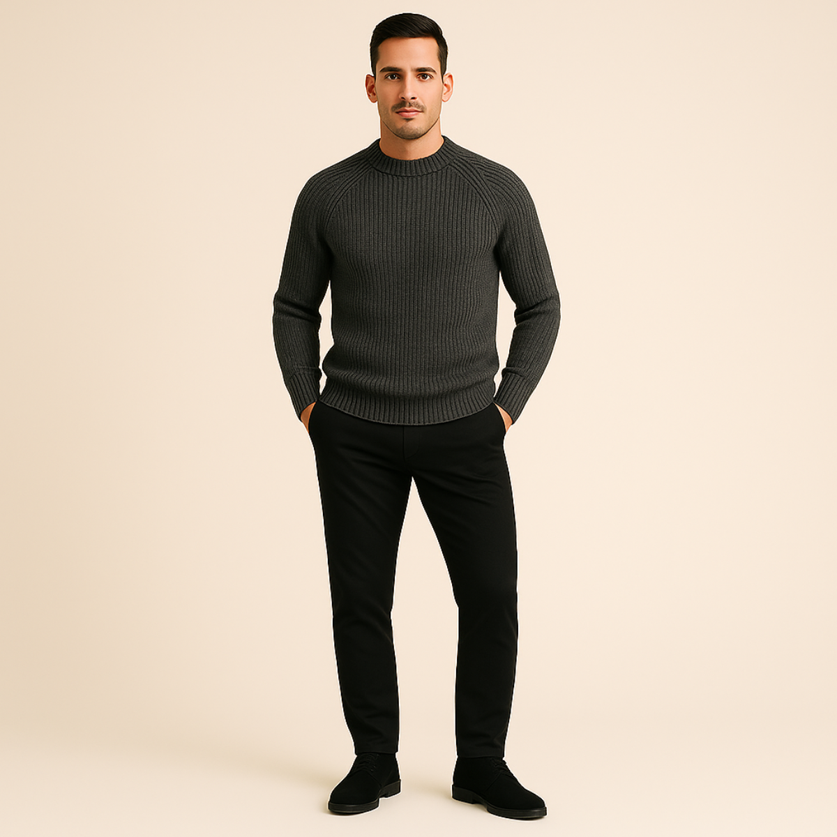 Noah – Strickpullover mit Rundhalsausschnitt für Herren