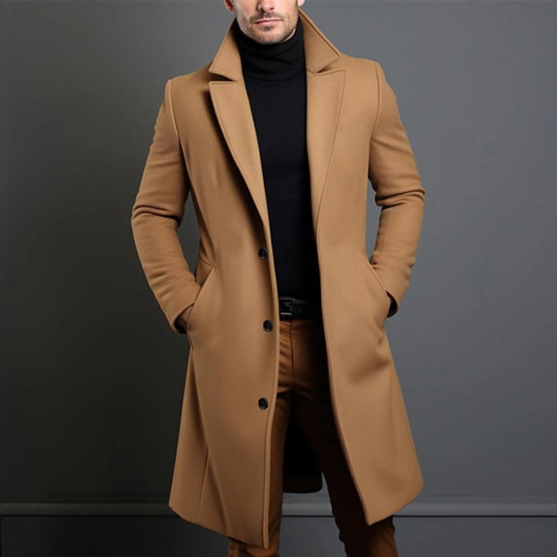Elias – Eleganter Herren-Wollmantel