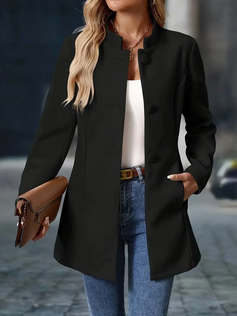 Klara – Damen-Mantel mit Eleganter Minimal-Silhouette