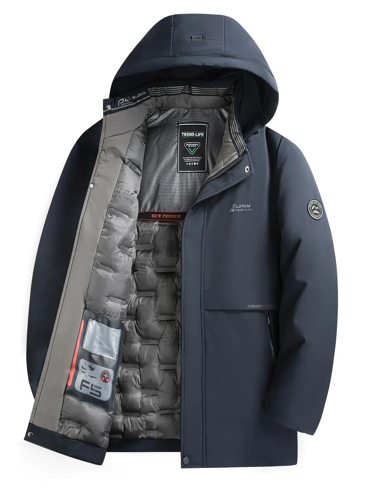 Daniel – Funktionaler Winterparka mit Kapuze für Herren