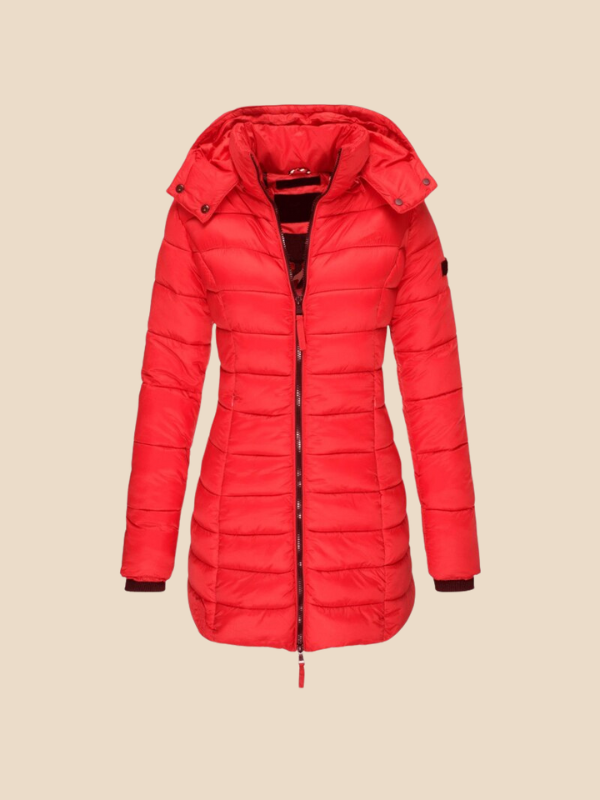 Miriam - Damen Steppjacke mit Kapuze und Reißverschluss