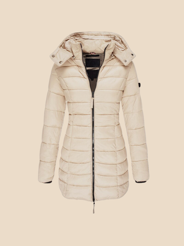 Miriam - Damen Steppjacke mit Kapuze und Reißverschluss